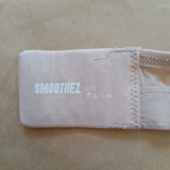 Smoothez By Aerie Size Large Nude Wireless Bralette Sheer - Picture 4 of 4